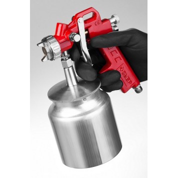 06456-1.3 | Краскопульт пневматический "МС Н200", с нижним бачком, 1,3мм, ЗУБР МАСТЕР-3