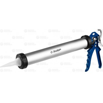 06633-60 | 600 мл универсальный закрытый пистолет для герметика, алюминиевый корпус, ЗУБР ПРОФЕССИОНАЛ-0