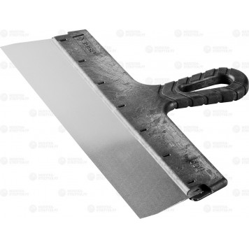 10077-35 | Шпатель ФАСАДНЫЙ нержавеющее полотно, 350мм, ЗУБР МАСТЕР-0