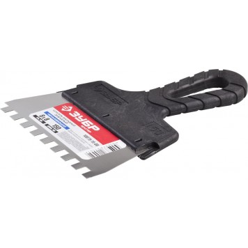 10078-15-08 | Шпатель ФАСАДНЫЙ, нержавеющее полотно, 150мм, зуб 8х8мм, ЗУБР МАСТЕР-2