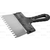 Шпатель ФАСАДНЫЙ, нержавеющее полотно, 200мм, зуб 8х8мм, ЗУБР 10078-20-08