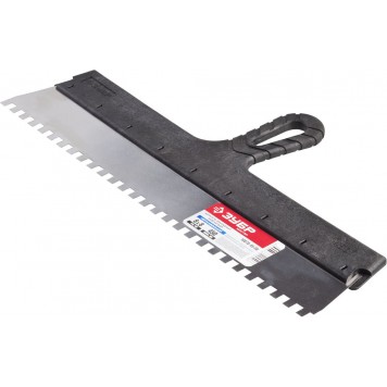 10078-45-08 | Шпатель ФАСАДНЫЙ, нержавеющее полотно, 450мм, зуб 8х8мм, ЗУБР МАСТЕР-2