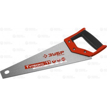 15156-35 | Ножовка специальная (пила) 350 мм, 11 TPI, прямой зуб, точный рез, импульсная закалка каждого зуба, Молния-тулбокс, ЗУБР МАСТЕР-0