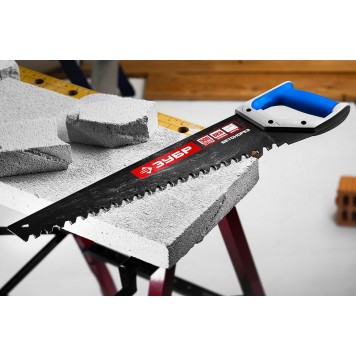 15157-70 | Ножовка по пенобетону (пила) 700 мм, шаг 20 мм, 34 твердосплавных резца, твердосплавные напайки, тефлоновое покрытие, ЗУБР ПРОФЕССИОНАЛ-5