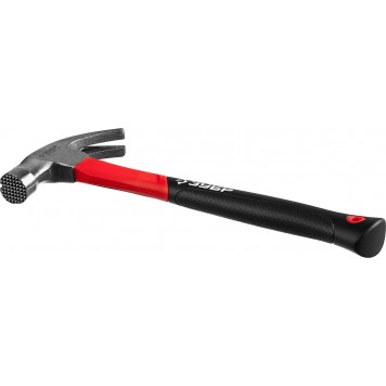 20235-560 | 560 г молоток-гвоздодёр цельнокованый столярный, ЗУБР МАСТЕР-2