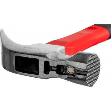 20235-560 | 560 г молоток-гвоздодёр цельнокованый столярный, ЗУБР МАСТЕР-5