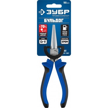 2201-8-16 | Круглогубцы покрытие Н12Х1, 160мм, ЗУБР ПРОФЕССИОНАЛ-3