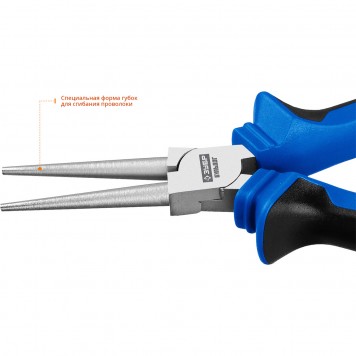 2201-8-16 | Круглогубцы покрытие Н12Х1, 160мм, ЗУБР ПРОФЕССИОНАЛ-2