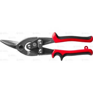 23140-L | Ножницы по металлу двухрычажные, левые, У8А, 250 мм, ЗУБР МАСТЕР-0