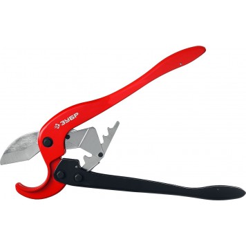 23703-63 | Ножницы двуручные для пластиковых труб, максимальный d=63 мм, ЗУБР МАСТЕР-2