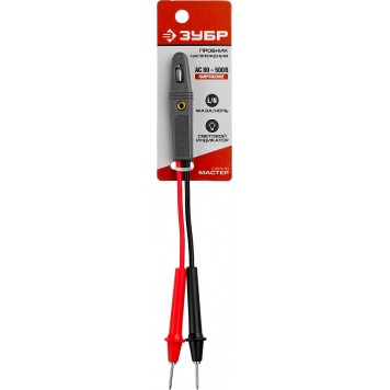 25702 | Пробник 80-500В, 190мм, ЗУБР МАСТЕР-4