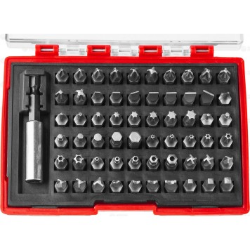 26089-H61 | Набор: Биты "МХ-61", Cr-V в боксе, ЗУБР МАСТЕР-0