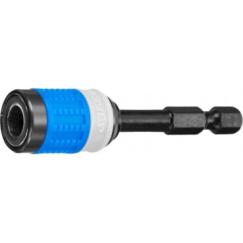 26815-60 | Адаптер для бит для ударных шуруповертов, хвостовик E 1/4", торсионный, 60мм, ЗУБР ПРОФЕССИОНАЛ-1