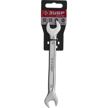 27010-12-13 | Рожковый гаечный ключ 12 x 13 мм, ЗУБР МАСТЕР-1