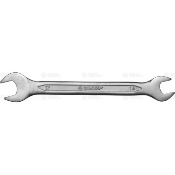 27010-14-17 | Рожковый гаечный ключ 14 x 17 мм, ЗУБР МАСТЕР-0