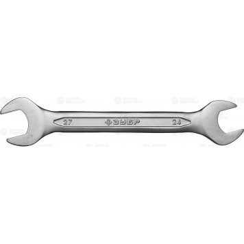 27010-24-27 | Рожковый гаечный ключ 24 x 27 мм, ЗУБР МАСТЕР-0