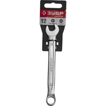27087-12 | Комбинированный гаечный ключ 12 мм, ЗУБР МАСТЕР-1