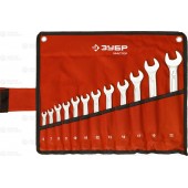 Набор комбинированных гаечных ключей 12 шт, 6 - 22 мм, ЗУБР 27087-H12