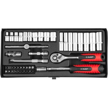 27640-H45 | Универсальный набор инструмента 45 предм., MX-45, ЗУБР МАСТЕР-1