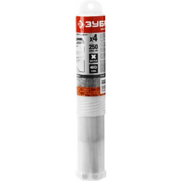 29230-H4 | SDS-plus Набор зубил 250 мм, 4 шт, ЗУБР МАСТЕР-3