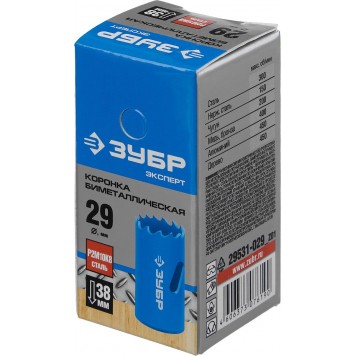 29531-029 | Пила кольцевая биметаллическая, 29мм, STAYER PROFI-1