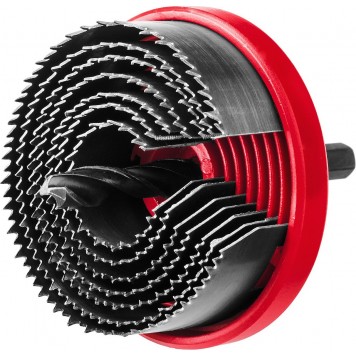 29593-H7-18 | Пила сегментная наборная по дереву, 7 полотен: 26-32-38-45-50-56-63х18 мм, ЗУБР МАСТЕР-1