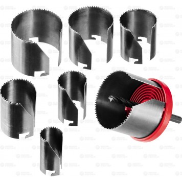 29593-H7-42 | Пила сегментная наборная по дереву, 7 полотен: 26-32-38-45-50-56-63х42 мм, ЗУБР МАСТЕР-0