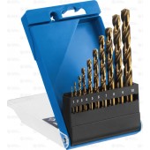 Набор сверл по металлу 10 шт (d=1-10 мм), сталь Р6М5К5, класс А, Кобальт, ЗУБР 29626-H10