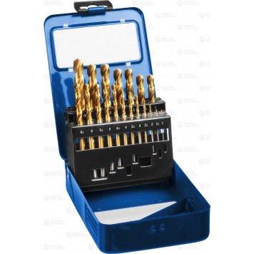 29626-H19 | Набор сверл по металлу 19 шт (d=1-10 мм),, сталь Р6М5К5, класс А, Кобальт, ЗУБР ПРОФЕССИОНАЛ-0