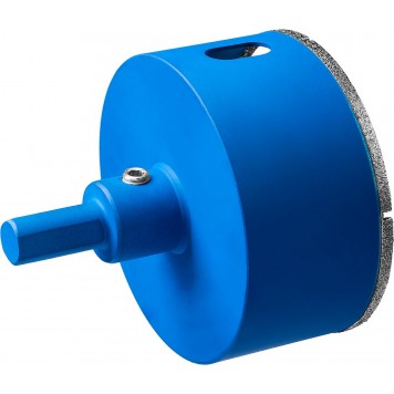 29850-68 | Коронка алмазная по кафелю и стеклу, d=68 мм, зерно Р 60, в сборе с центрирующим сверлом и имбусовым ключом, ЗУБР ПРОФЕССИОНАЛ-1