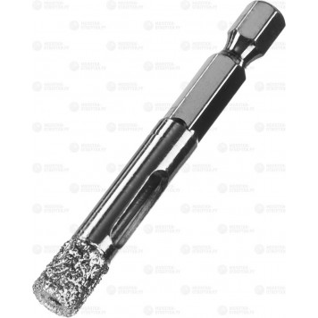 29865-08 | Cверло алмазное универсальное, технология ВВС, d=8 мм, хвостовик HEX 1/4", ЗУБР ПРОФЕССИОНАЛ-0