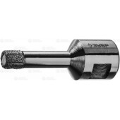 Коронка алмазная универсальная, технология ВВС, d=10 мм, посадка М14, 29865-10-М14, ЗУБР 29865-10-M14