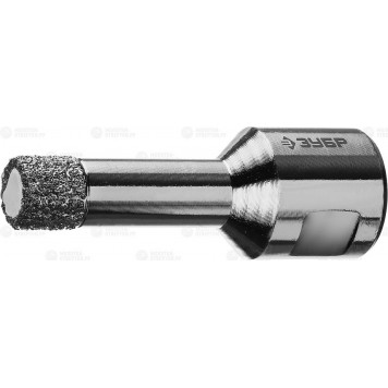 29865-12-M14 | Коронка алмазная универсальная, технология ВВС, d=12 мм, посадка М14, 29865-12-М14, ЗУБР ПРОФЕССИОНАЛ-0