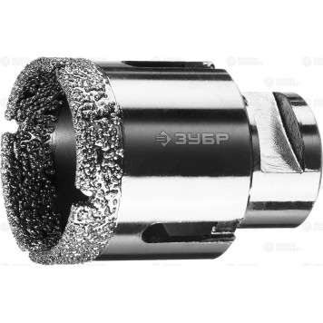 29865-44 | Коронка алмазная универсальная, технология ВВС, d=44 мм, посадка М14, ЗУБР ПРОФЕССИОНАЛ-0