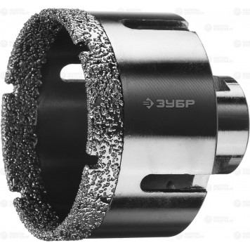 29865-68 | Коронка алмазная универсальная, технология ВВС, d=68 мм, посадка М14, ЗУБР ПРОФЕССИОНАЛ-0