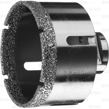 29865-73 | Коронка алмазная универсальная, технология ВВС, d=73 мм, посадка М14, ЗУБР ПРОФЕССИОНАЛ-0