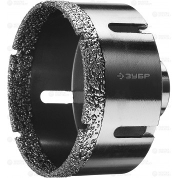 29865-83 | Коронка алмазная универсальная, технология ВВС, d=83 мм, посадка М14, ЗУБР ПРОФЕССИОНАЛ-0