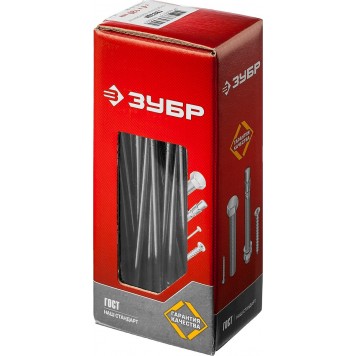 305031-40-120 | Гвозди строительные оцинкованные, ГОСТ 4028-63, 120 х 4.0 мм, 1 кг., ЗУБР МАСТЕР-3