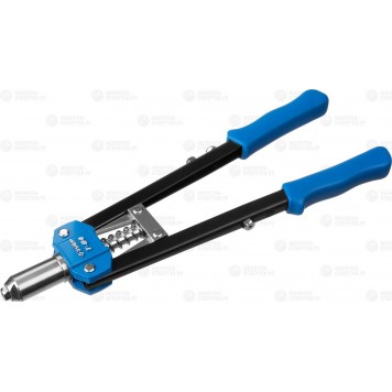 31197 | Заклепочник двуручный силовой, для заклёпок d=3,2-6,4 мм - алюминий, сталь, нерж сталь, усиленный литой корпус, Т-64, ЗУБР ПРОФЕССИОНАЛ-0