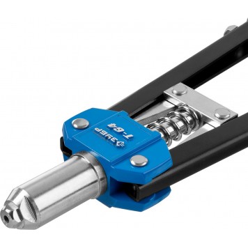 31197 | Заклепочник двуручный силовой, для заклёпок d=3,2-6,4 мм - алюминий, сталь, нерж сталь, усиленный литой корпус, Т-64, ЗУБР ПРОФЕССИОНАЛ-2