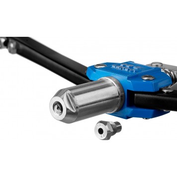 31197 | Заклепочник двуручный силовой, для заклёпок d=3,2-6,4 мм - алюминий, сталь, нерж сталь, усиленный литой корпус, Т-64, ЗУБР ПРОФЕССИОНАЛ-3