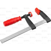 Струбцина тип "F", пластмассовая ручка, стальная закаленная рейка, 50х150мм, ЗУБР 32150-050-150