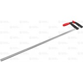 Струбцина тип "F", пластмассовая ручка, стальная закаленная рейка, 120х1000мм, ЗУБР 32150-120-1000