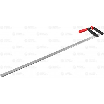 32150-120-1000 | Струбцина тип "F", пластмассовая ручка, стальная закаленная рейка, 120х1000мм, ЗУБР МАСТЕР-0