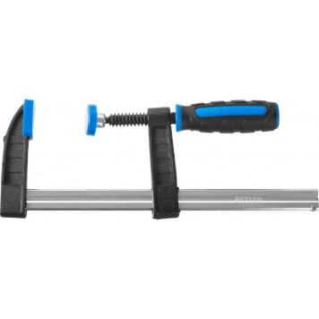 32155-050-150 | Струбцина тип "F", двухкомпонентная ручка, стальная закаленная рейка, 50х150мм, ЗУБР ПРОФЕССИОНАЛ-1