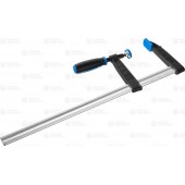 Струбцина тип "F", двухкомпонентная ручка, стальная закаленная рейка, 120х500мм, ЗУБР 32155-120-500