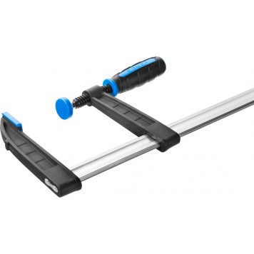 32155-120-500 | Струбцина тип "F", двухкомпонентная ручка, стальная закаленная рейка, 120х500мм, ЗУБР ПРОФЕССИОНАЛ-1