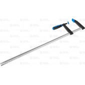 Струбцина тип "F", двухкомпонентная ручка, стальная закаленная рейка, 120х800мм, ЗУБР 32155-120-800