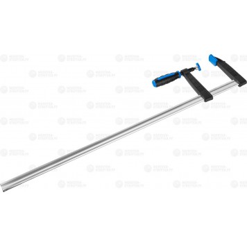 32155-120-800 | Струбцина тип "F", двухкомпонентная ручка, стальная закаленная рейка, 120х800мм, ЗУБР ПРОФЕССИОНАЛ-0