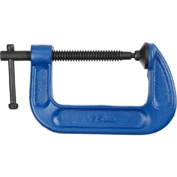 32245-075 | Струбцина ковкий чугун, 75 мм, ЗУБР ПРОФЕССИОНАЛ-1